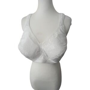 Playtex 18 Hour Original Comfort Strap Wirefree Bra 44D White